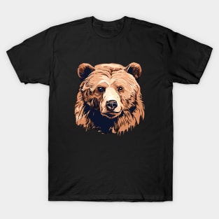 Grizzly Bear Animal Freedom World Wildlife Wonder Vector Graphic T-Shirt